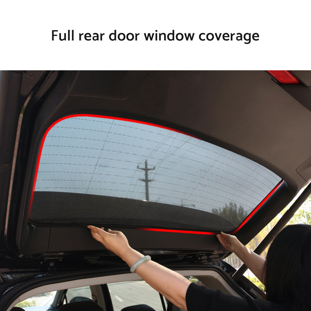 Magnetic Rear and Side Window Sun Shade Mesh Suitable For Toyota RAV4 2019-2023