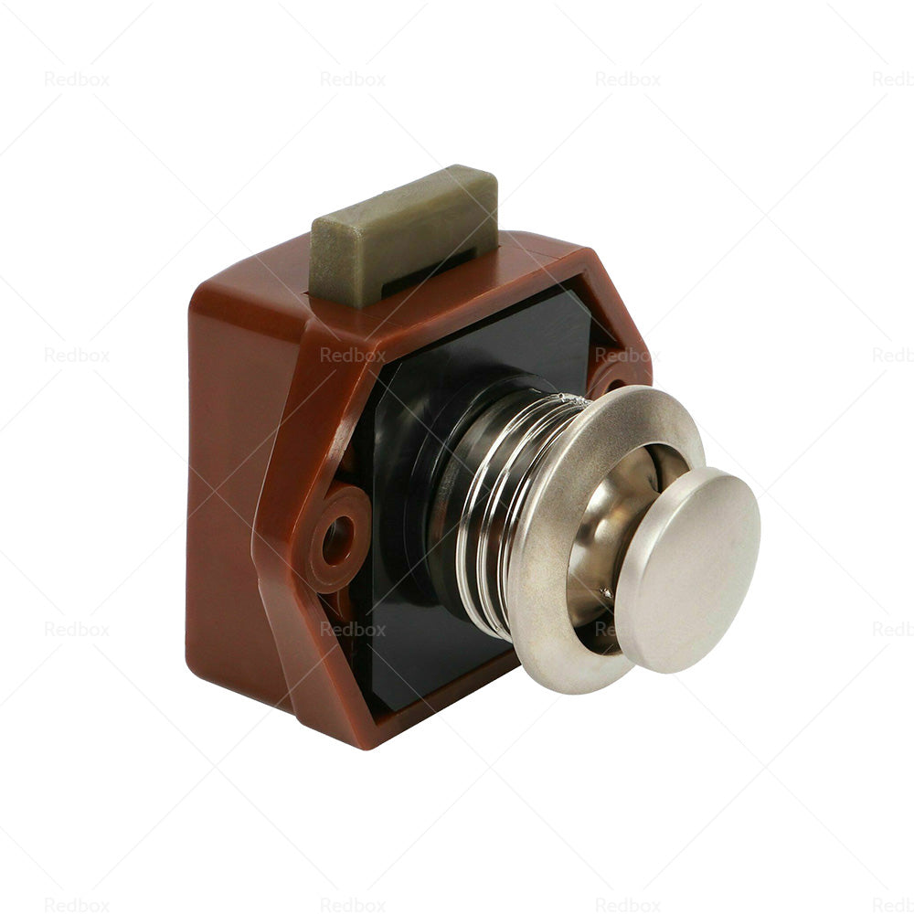 {{ 5x Push Button Latch Knob Catch Lock For Drawer Cupboard Door Caravan Cabinet }} - Buy Car Parts Online at {{ Kaka Auto Parts }}.
