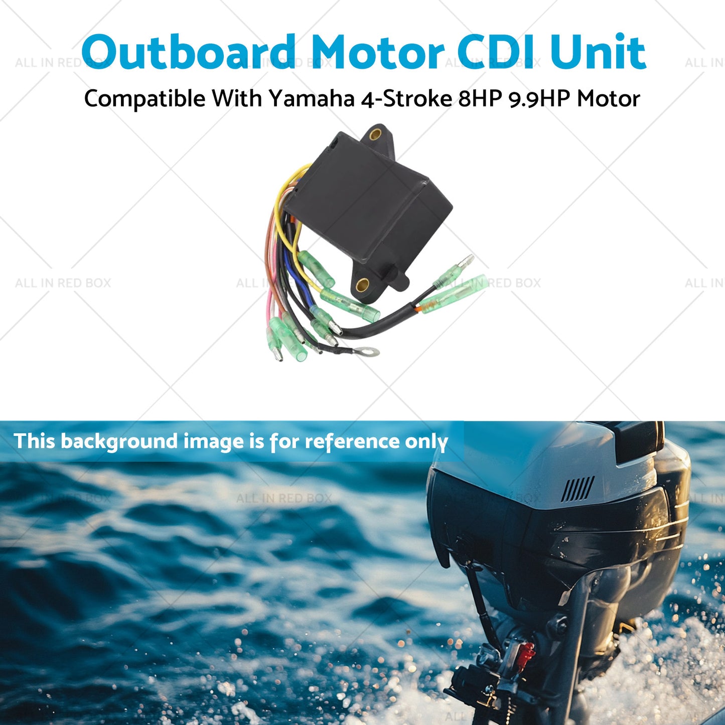 CDI Unit Suitable For Yamaha 4 Stroke 8HP 9.9HP Outboard Motor 68T-85540-00 Outboard Motor CDI Unit