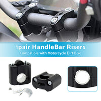 Handlebar Fat Bar Risers Mount Clamp Adaptor Suitable For 22mm to 28mm Pit / Dirt Bike