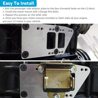 {{ GM LS Engine Conversion Swap Bracket Motor Mount Adapter Plates for Chevy SBC }} - Buy Car Parts Online at {{ Kaka Auto Parts }}.