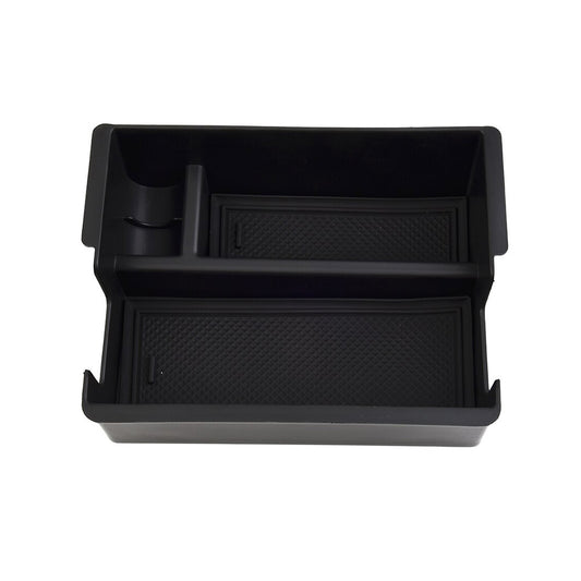 Black Center Console Armrest Storage Box Tray Suitable For Isuzu D-Max / DMAX