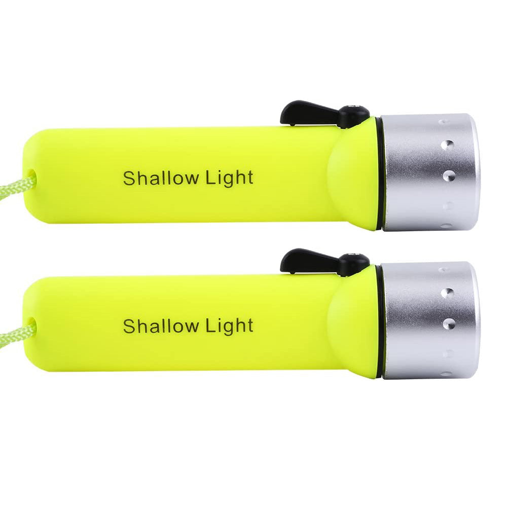 180Lm LED Scuba Diving Flashlight Torch Suitable For Underwater Waterproof Lighting