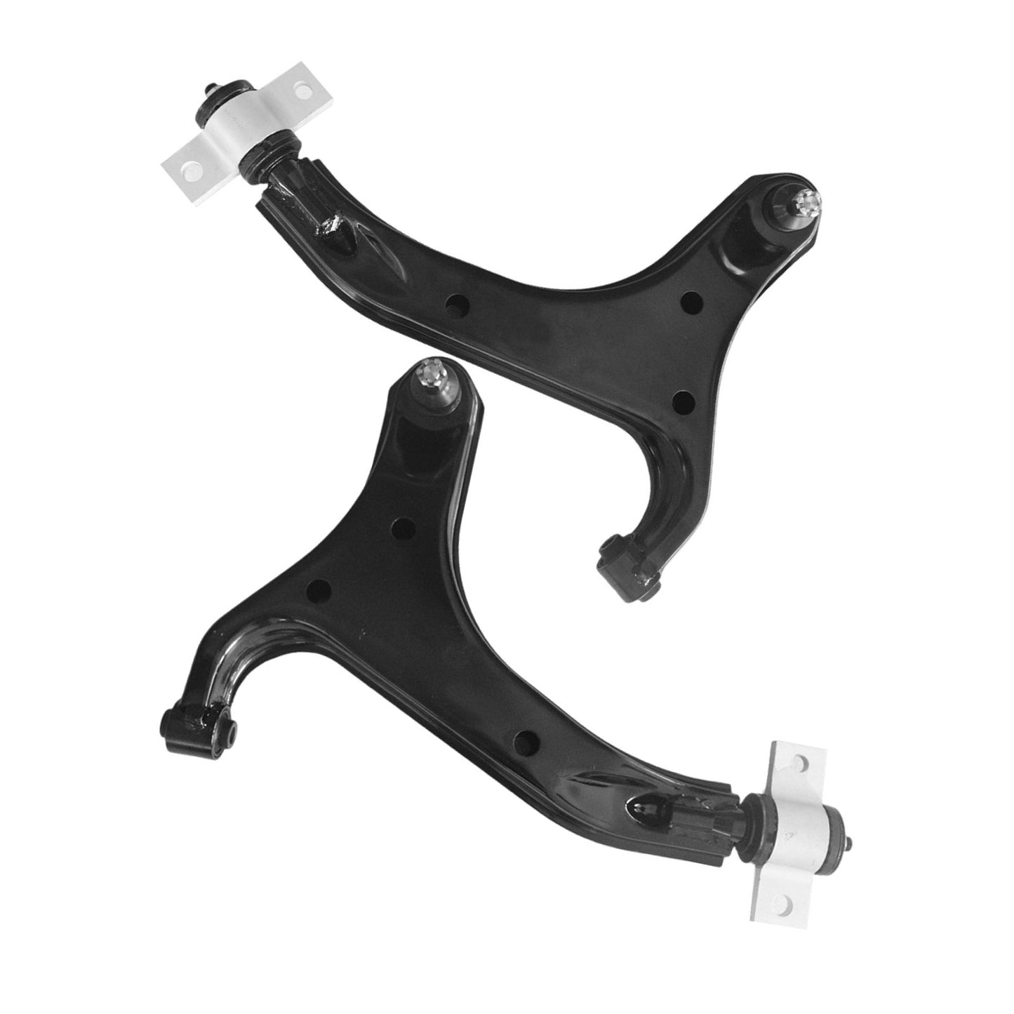 Front LH+ RH Lower Control Arm&Sway Bar Link Set Suitable For Nissan Elgrand E51