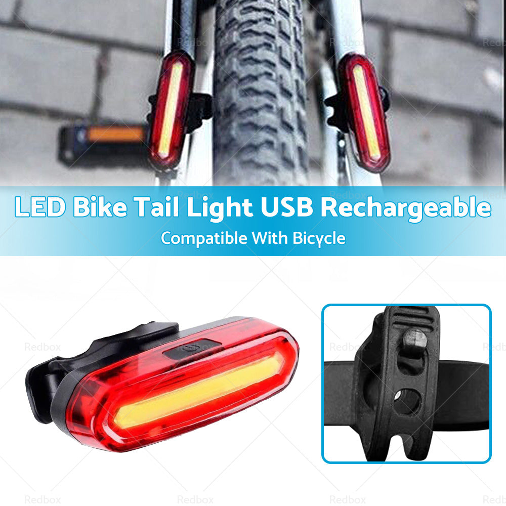 {{ 120 Lumens LED Bike Tail Light USB Rechargeable Powerful Bicycle Rear Light }} - Buy Car Parts Online at {{ Kaka Auto Parts }}.