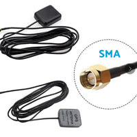 GPS Antenna With SMA Plug Active Aerial Extension Cable Suitable For Car DVD Head Unit Stereos