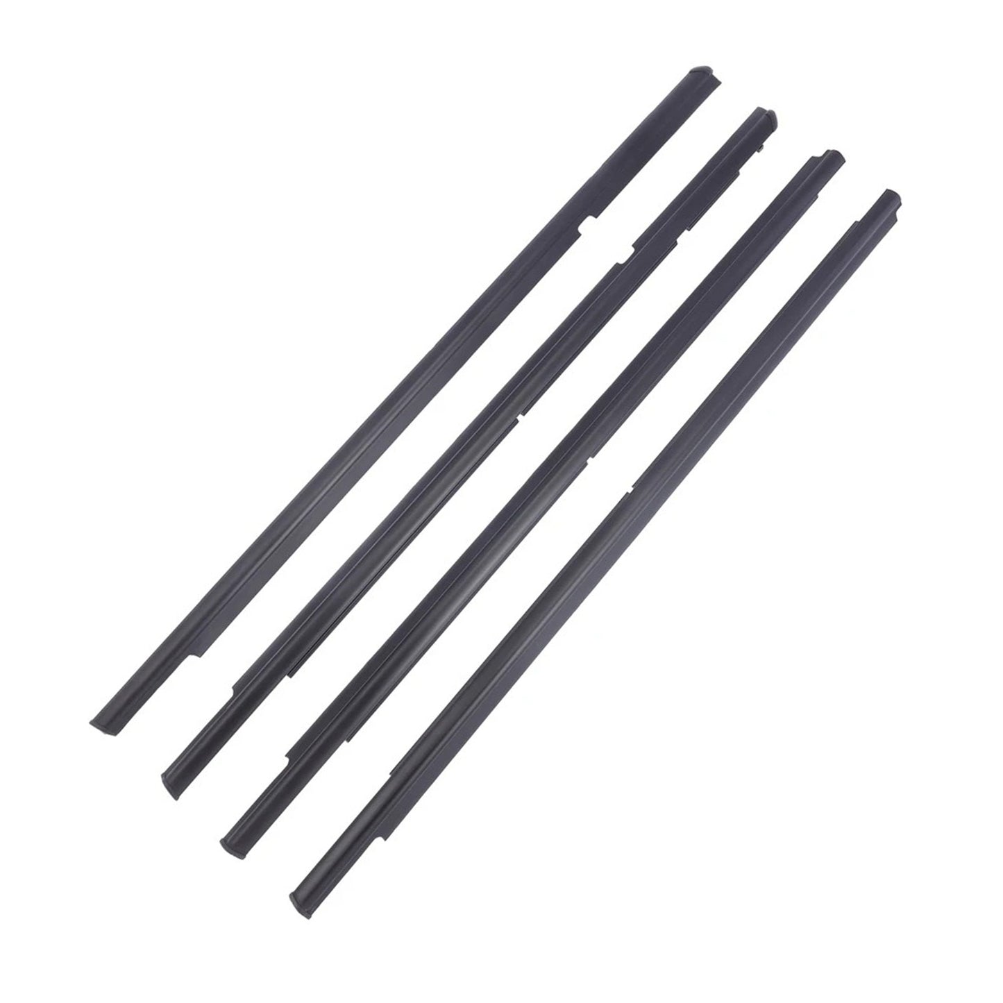 4x Window Weatherstrip Trim Belt Set Suitable For Mitsubishi Lancer 2008-2017