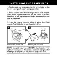 Tektro E10/E11 High Performance Metal Ceramic Brake Pad with Return Spring