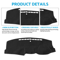 Black Dashboard Sun Cover Dash Mat Suitable For Haval H6 LUX 2016-2020