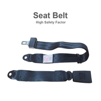 2 Point Retractable Adjustable Seat Lap Sash Belt Strap Suitable For Car Truck Set