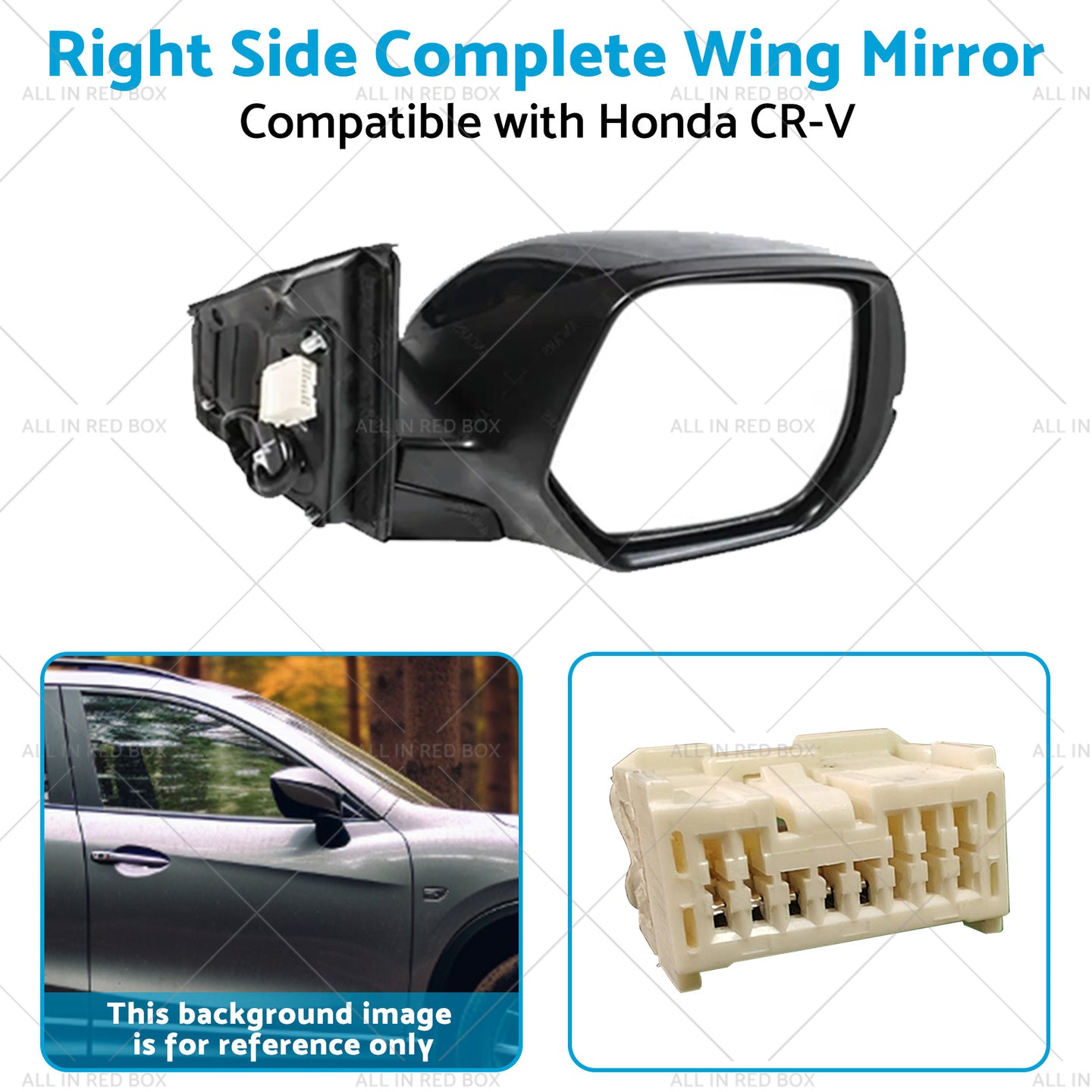 {{ Right Door Mirror Suitable for Honda CRV CR-V RM 2012-2017 Blinker RH }} - Buy Car Parts Online at {{ Kaka Auto Parts }}.