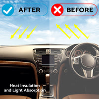 Black Non-Slip Dash Mat Cover Suitable For Subaru Outback Wagon GEN 5 2015-2020