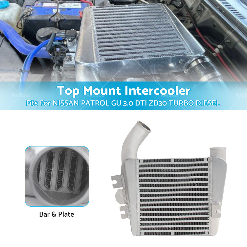 {{ TOP MOUNT INTERCOOLER fit NISSAN PATROL GU 3. 0 DTI ZD30 TURBO DIESEL 1999-2012 }} - Buy Car Parts Online at {{ Kaka Auto Parts }}.