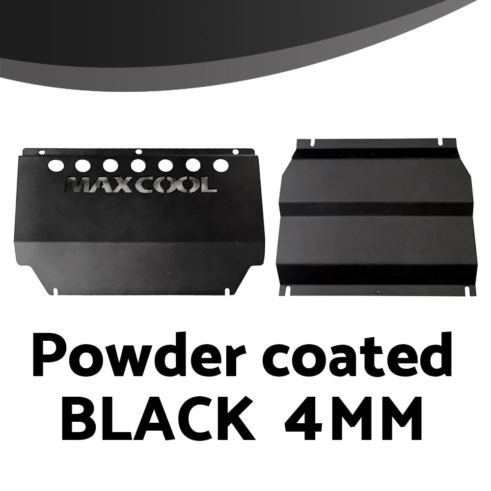 4mm Black Bash Plate Suitable For Mitsubishi Triton ML / MN 2006-2015 Underbody Steel Front Sump Guard