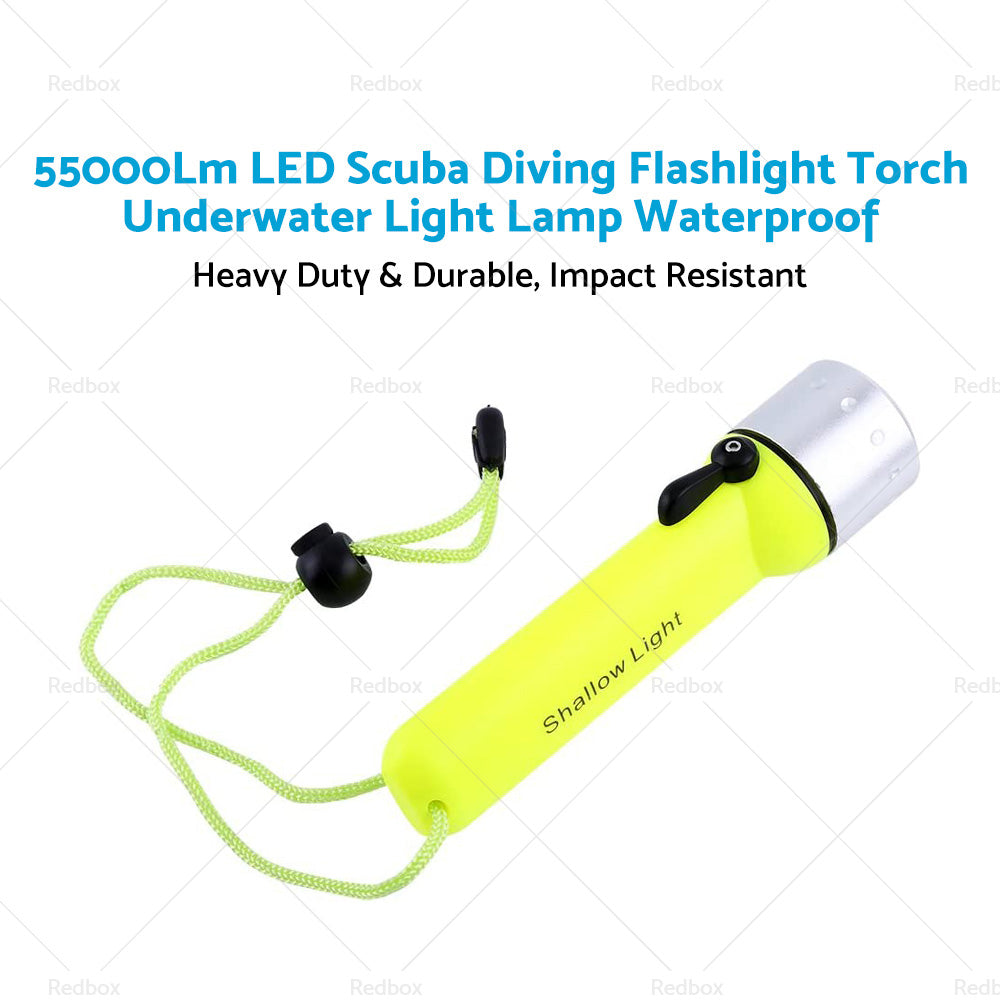 {{ 55000Lm LED Scuba Diving Flashlight Torch Underwater Light Lamp Waterproof }} - Buy Car Parts Online at {{ Kaka Auto Parts }}.