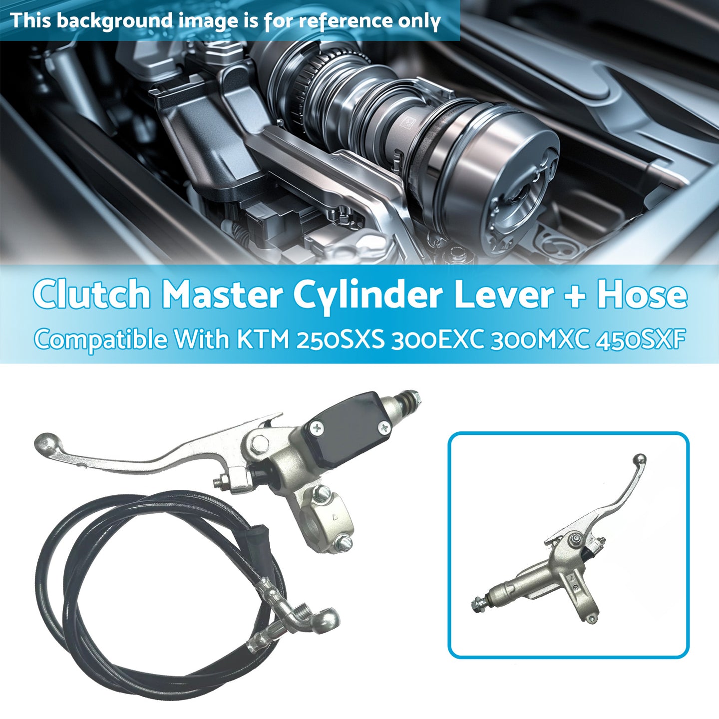 {{ Clutch Master Cylinder Lever + Hose Suitable For KTM 250SXS 300EXC 300MXC 450SXF }} - Buy Car Parts Online at {{ Kaka Auto Parts }}.