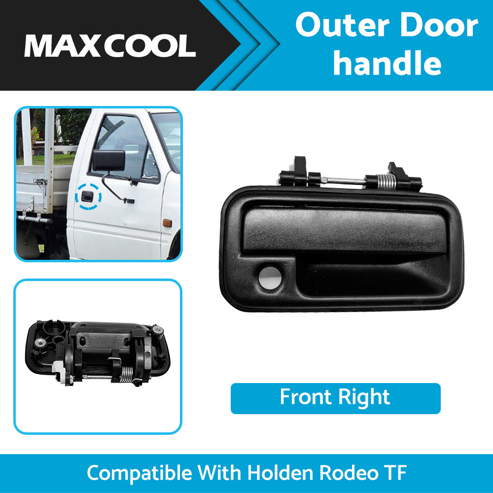 {{ Black Front Right Outside Outer Door Handle Suitable for Holden Rodeo TF 88-03 }} - Buy Car Parts Online at {{ Kaka Auto Parts }}.