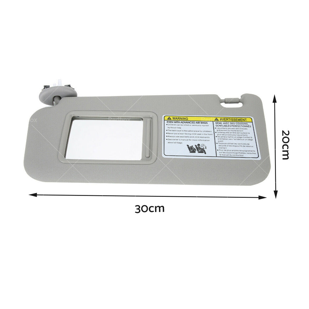 {{ Left Sunshade Visor Suitable for Toyota RAV4 2006-2013 Gray 74320-42501-B2 }} - Buy Car Parts Online at {{ Kaka Auto Parts }}.