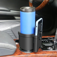 360° Angle Adjustable Expander Car Seat Cup Holder Suitable For Water Bottle & Phone Storage
