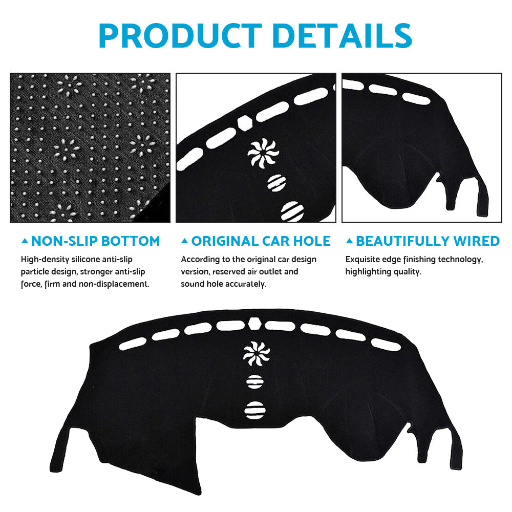 Non-Slip Dash Mat Suitable For Ford Escape ZG SUV 2016-2019 Dashboard Cover