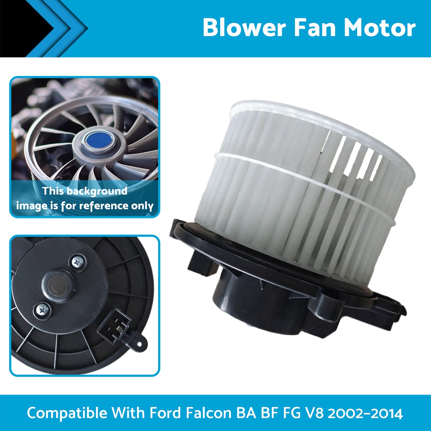 {{ HVAC Blower Fan Motor Dashboard Suitable For Ford Falcon BA BF FG 6Cyl V8 02-14 }} - Buy Car Parts Online at {{ Kaka Auto Parts }}.
