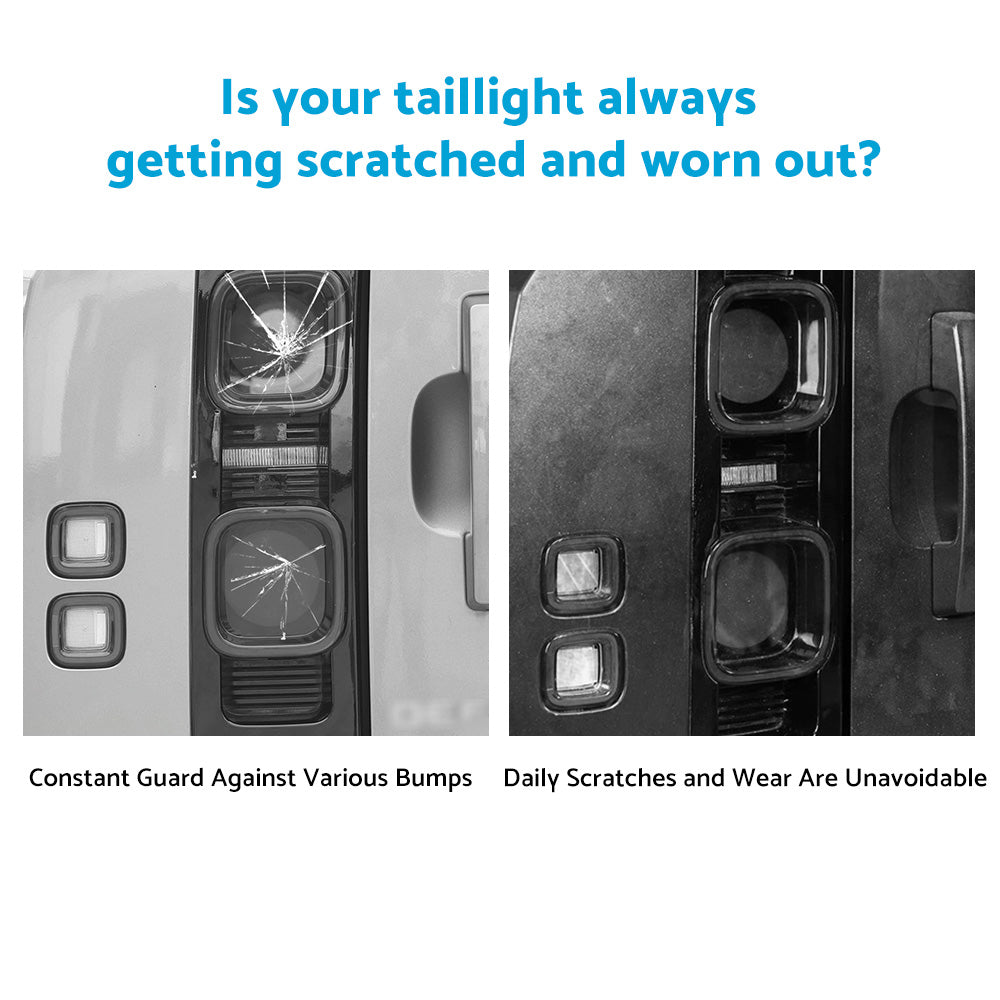 Smoked Blackened Tail Light Cover Suitable For Land Rover Defender 90 110 20-22