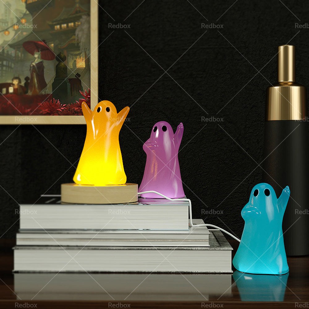 {{ Ghost Mold Halloween Ghost Silicone Wooden Lighted Base DIY Resin Epoxy Casting }} - Buy Car Parts Online at {{ Kaka Auto Parts }}.