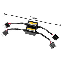 2x H4 LED Headlight Canbus Error Free Anti-Flicker Resistor Canceller Decoder ST