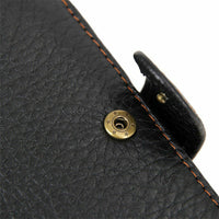 RFID Blocking Slim Leather Trifold Wallet With Credit Card Holder For Men