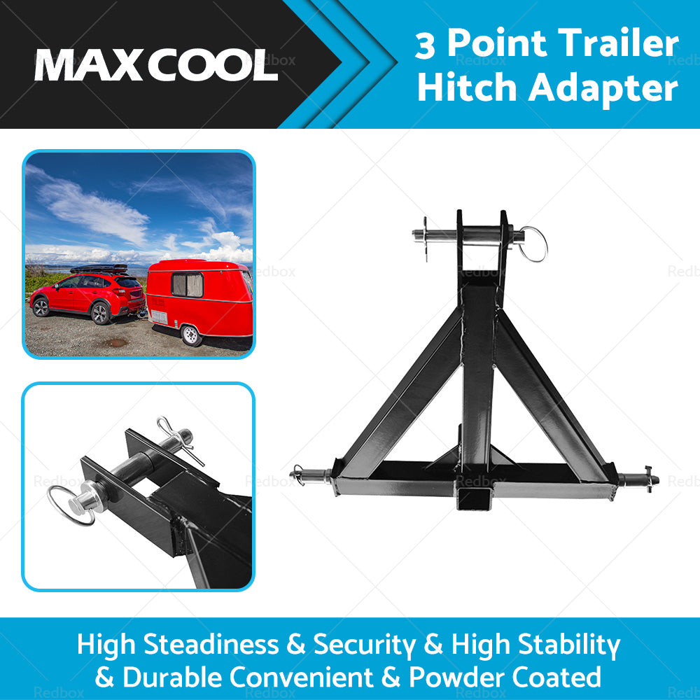 {{ Heavy Duty 3point 2 Receiver Trailer Hitch Cat. 1 Tractor Tow Hook Drawbar }} - Buy Car Parts Online at {{ Kaka Auto Parts }}.