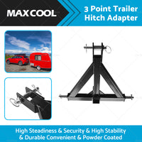 {{ Heavy Duty 3point 2 Receiver Trailer Hitch Cat. 1 Tractor Tow Hook Drawbar }} - Buy Car Parts Online at {{ Kaka Auto Parts }}.