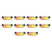 10x Amber Red Clearance Lights Side Marker  Suitable For Truck Trailer Caravan