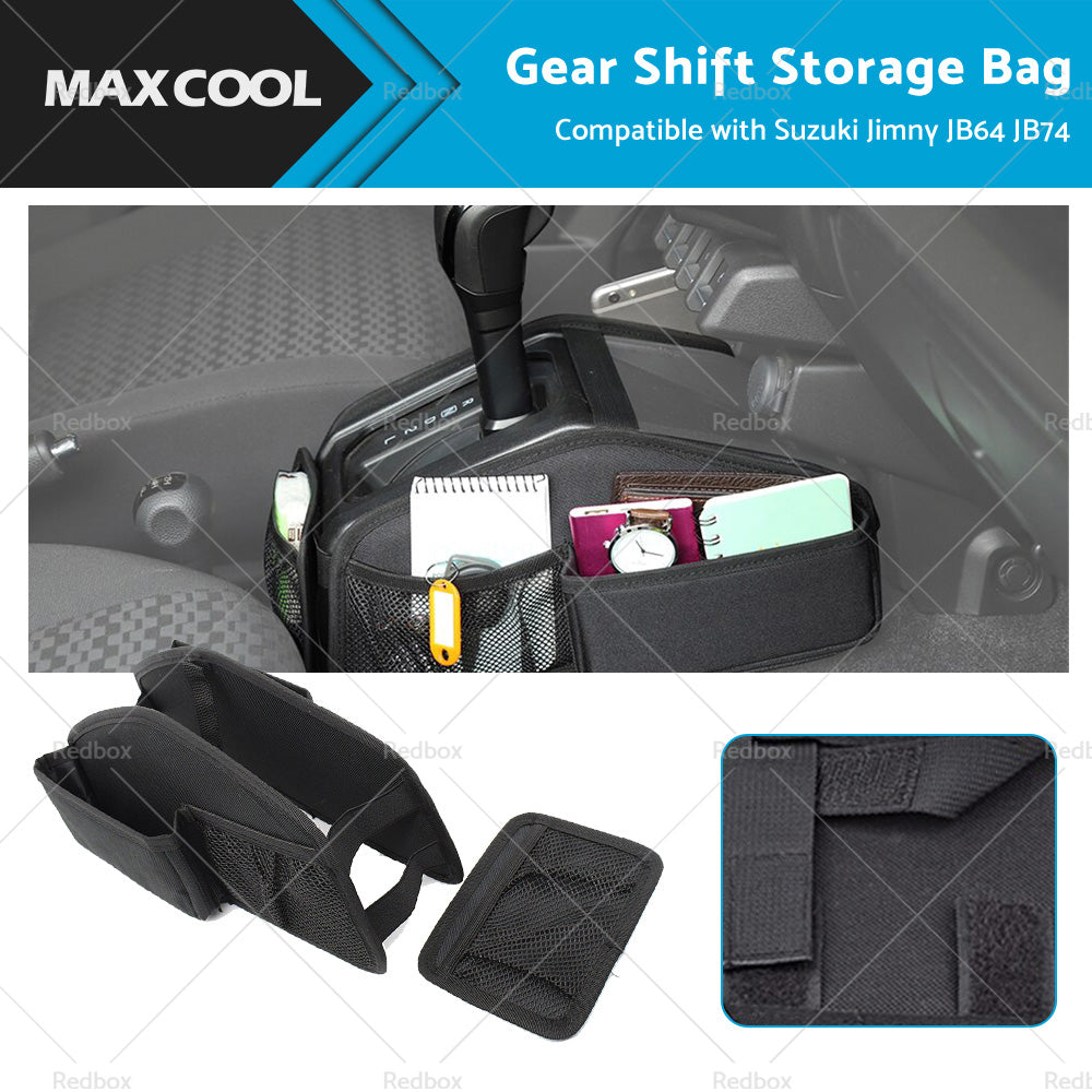 {{ Gear Shift Storage Bag Organizer Tray Suitable For Suzuki Jimny 19-22 JB64 JB74 }} - Buy Car Parts Online at {{ Kaka Auto Parts }}.