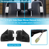 {{ Left+ Right Side Door Mirror Manual Adjustment Suitable For LDV V80 13 on }} - Buy Car Parts Online at {{ Kaka Auto Parts }}.