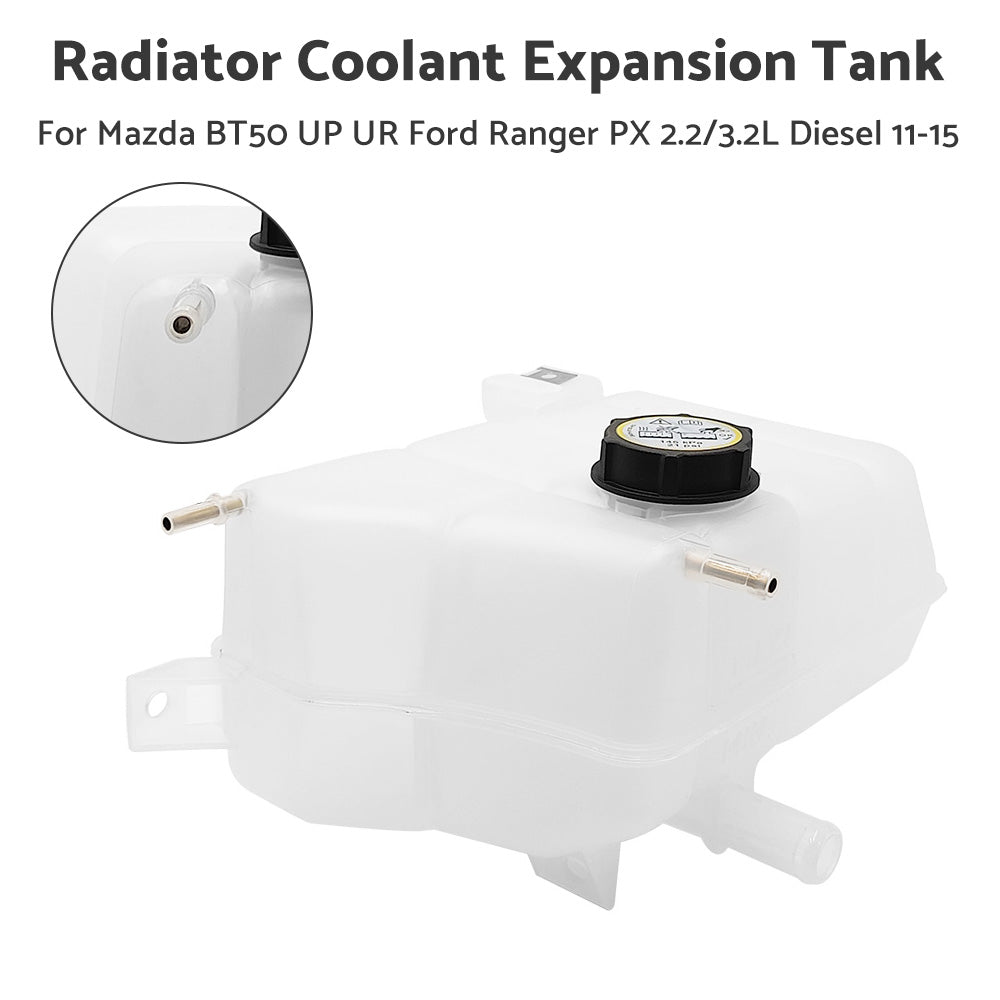 {{ Coolant Expansion Tank Suitable for Mazda BT50 UP UR 11-20 Ford Ranger PX Diesel 11-15 }} - Buy Car Parts Online at {{ Kaka Auto Parts }}.