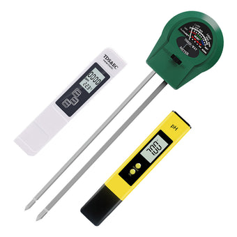compare product PH Meter TDS PPM Meter Soild PH Tester 3 in 1 for Home Water and Garden Soil Use