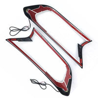 2x White Led Headlight Covers Suitable For Ford Ranger Wildtrak 2015-2020