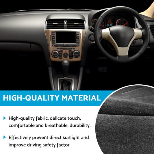 Non-Slip Dash Mat Suitable For Nissan Tiida ST / ST-L / Ti Q 2006-2013 Dashboard Black