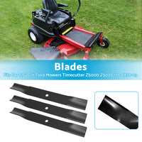{{ 3x Blades For 50 inch  Cut Toro Mowers Timecutter Z5000 Z5020 110-6837-03 }} - Buy Car Parts Online at {{ Kaka Auto Parts }}.