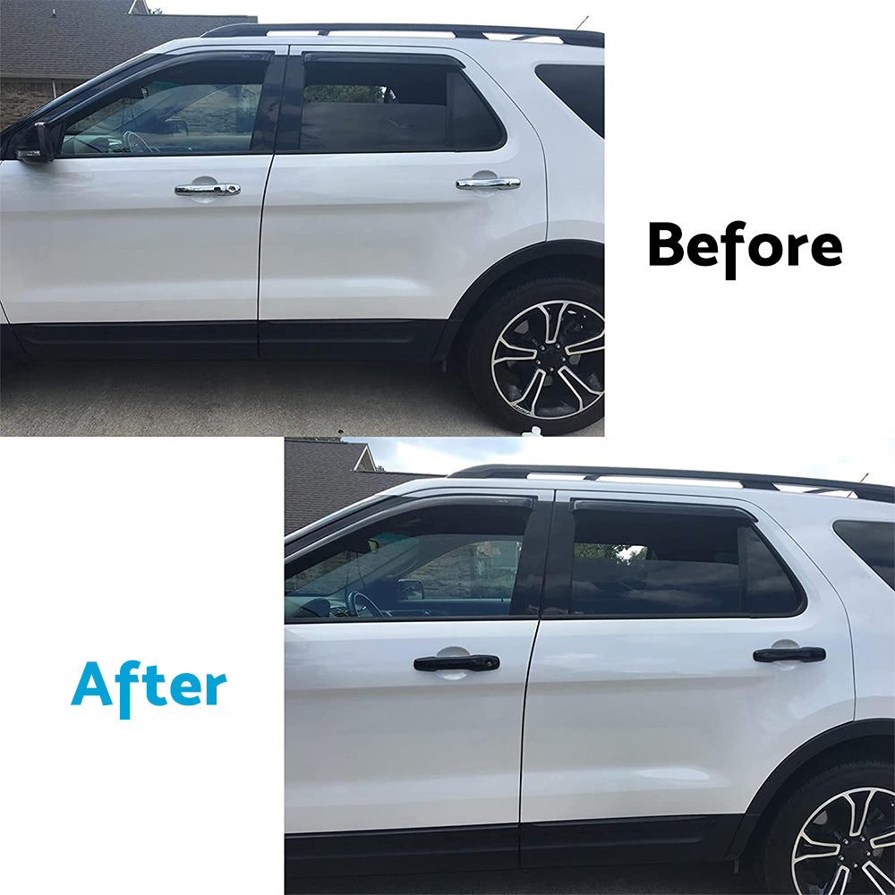 Black Door Handle Cover Suitable For Ford Ranger & Everest PX1 PX2 UA 2011-2018