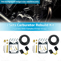 {{ 2 Sets Carburetor Rebuild Repair Kit Suitable For Yamaha XV750 Virago 1981-1983 }} - Buy Car Parts Online at {{ Kaka Auto Parts }}.