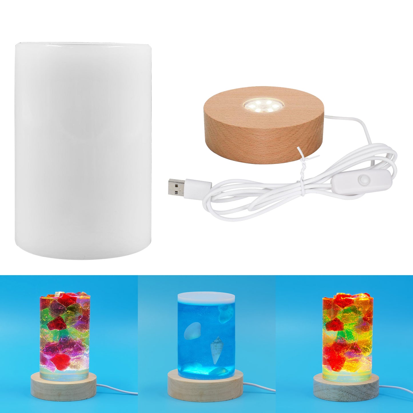 Snowflake Silicone Pendant Mold Making Jewelry Resin Necklace Mould Craft DIY 3D