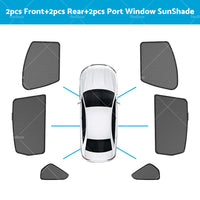 {{ Window Sun Shade for Toyota RAV4 2019-2023 Magnetic Car Sun Blind Mesh Rear Side }} - Buy Car Parts Online at {{ Kaka Auto Parts }}.