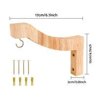 {{ Plant Hanger Hanging Plant Hook Wooden Hanging Basket Wall Plant Hook Flower Pot }} - Buy Car Parts Online at {{ Kaka Auto Parts }}.