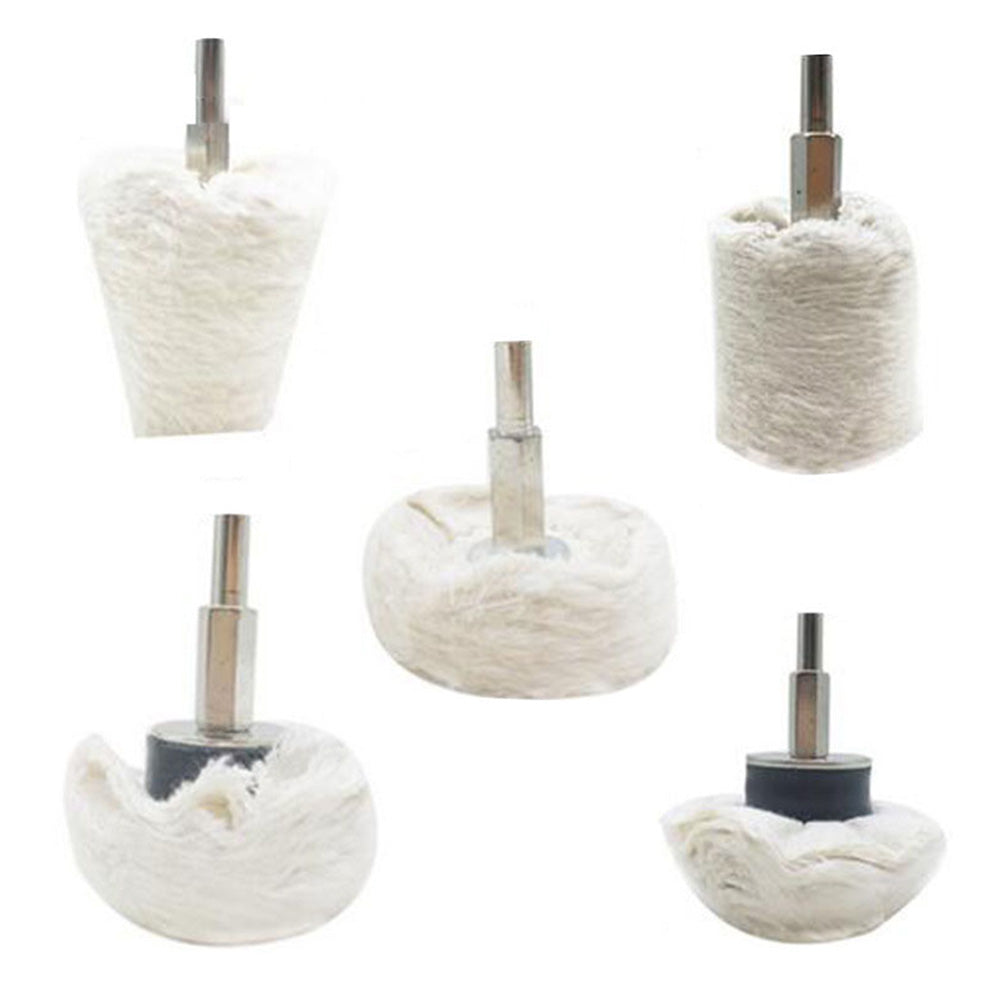 Polishing Buffing Pad Mop Wheel Drill Kit 5PCS Suitable For Aluminum & Stainless Manifold