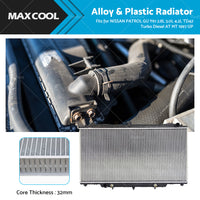 {{ RADIATOR Fit NISSAN PATROL GU Y61 2. 8L 3. 0L 4. 2L TD42 Turbo Diesel AT MT 1997 UP }} - Buy Car Parts Online at {{ Kaka Auto Parts }}.