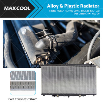 compare product RADIATOR Fit NISSAN PATROL GU Y61 2. 8L 3. 0L 4. 2L TD42 Turbo Diesel AT MT 1997 UP