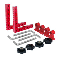 90 Degree Positioning Squares Right Angle Clamp Set Suitable For Woodworking Carpenter Clamping