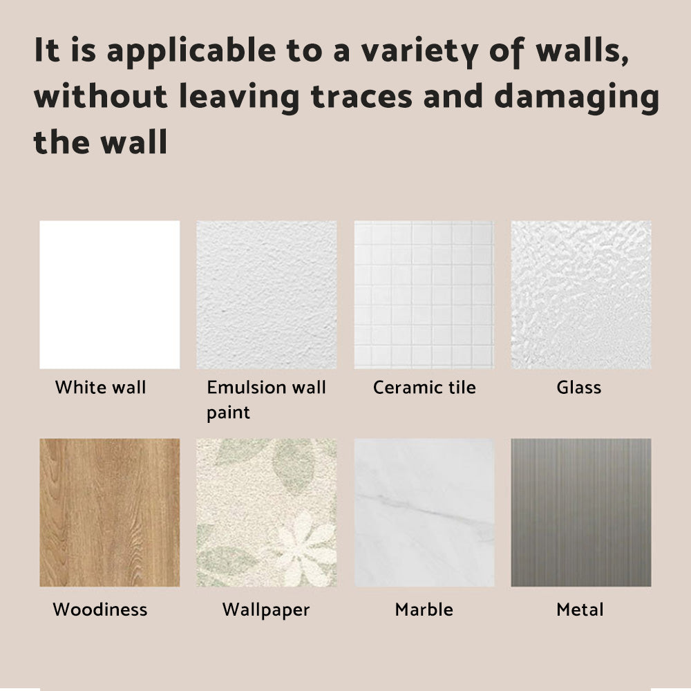 Air Conditioner Remote Control Holder Wall-Mounted Cover Storage Universal White