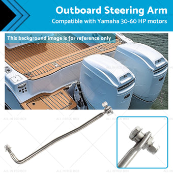 compare product Suitable For 30?60 Universal Outboard Steering Arm Connecting Link Tie Rod Part